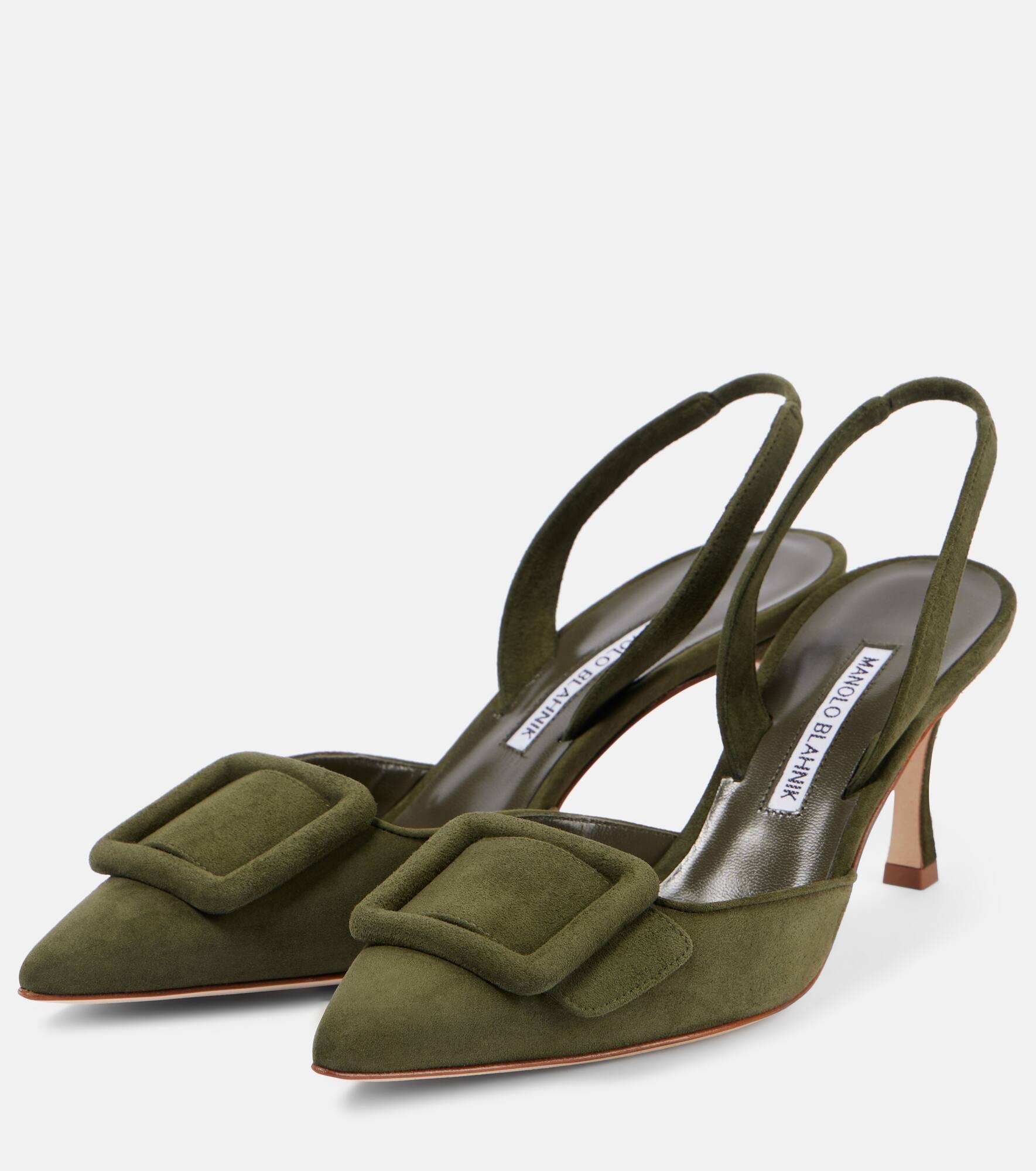 Maysli suede slingback pumps - 5