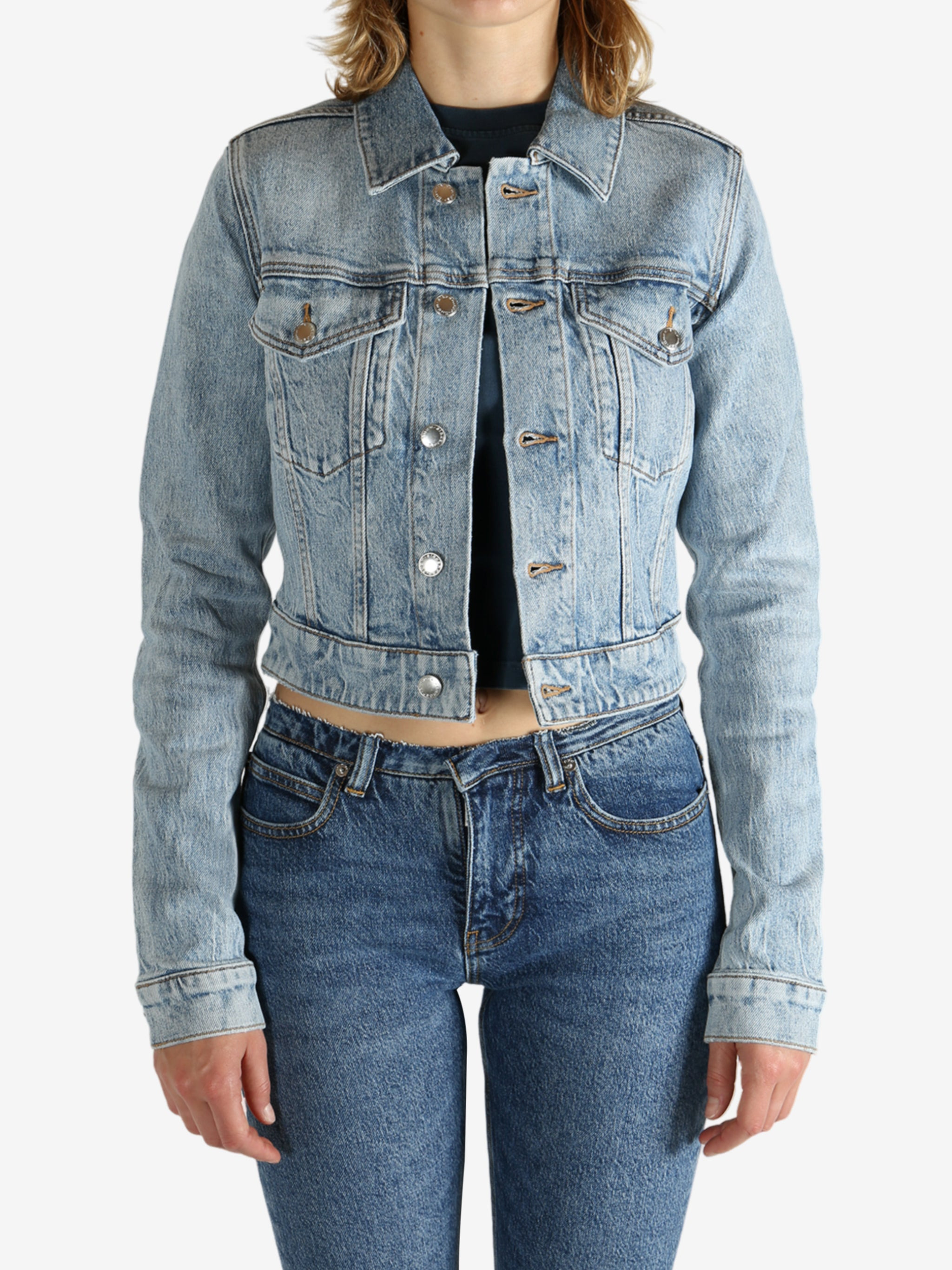 ALEXANDER WANG - Women Snug Trucker Jacket - 1