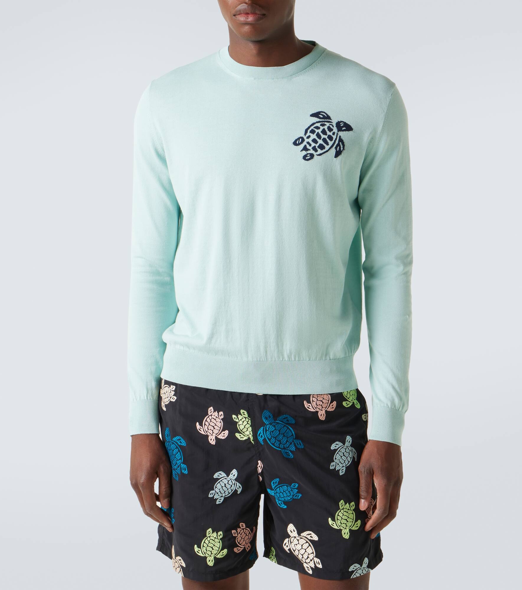 Jacquard cotton sweater - 3