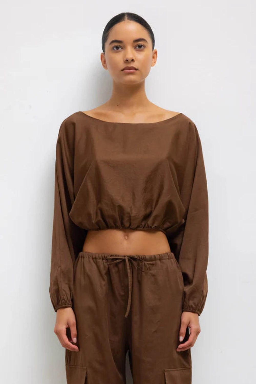 Yoko Long Sleeve Blouson Top - 2
