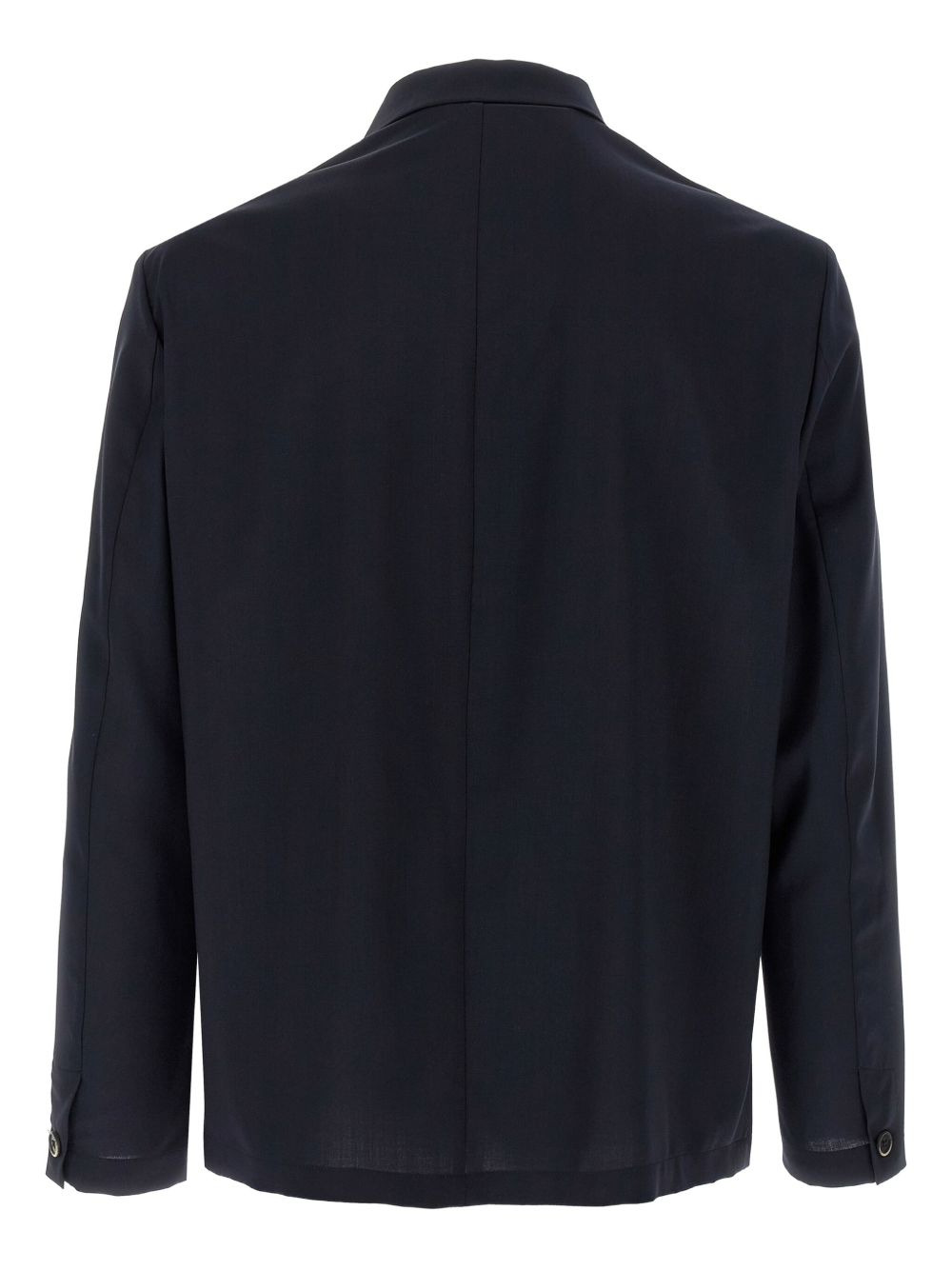 button-cuffed wool overshirt - 2