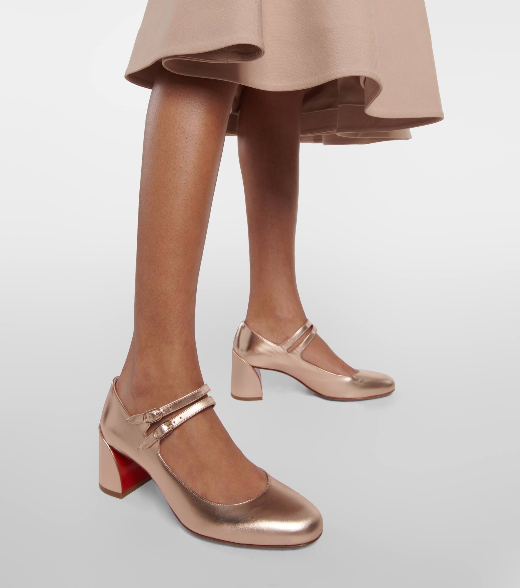 Miss Jane leather Mary Jane pumps - 4
