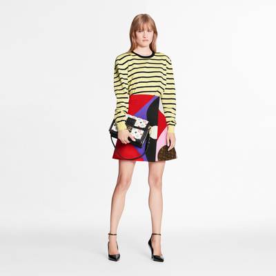 Louis Vuitton Long-Sleeved Sailor Stripe Crew Neck Pullover  outlook