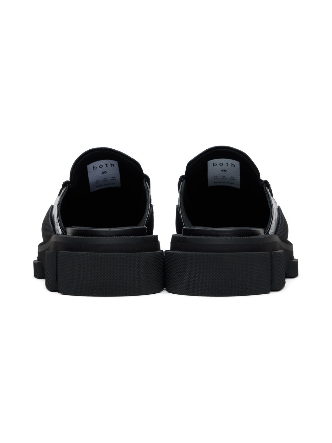 Black Gao Metal Logo Loafers - 2