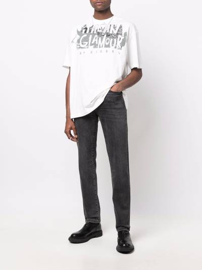 Diesel slogan-print short-sleeved T-shirt outlook