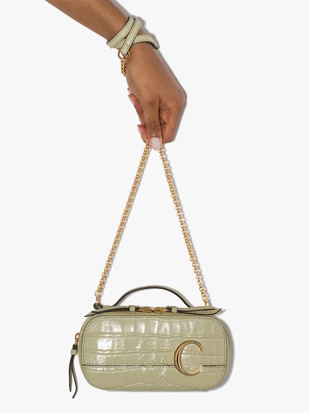 mini Chloé C Vanity bag  - 4