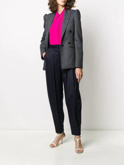 Stella McCartney double breasted striped blazer outlook