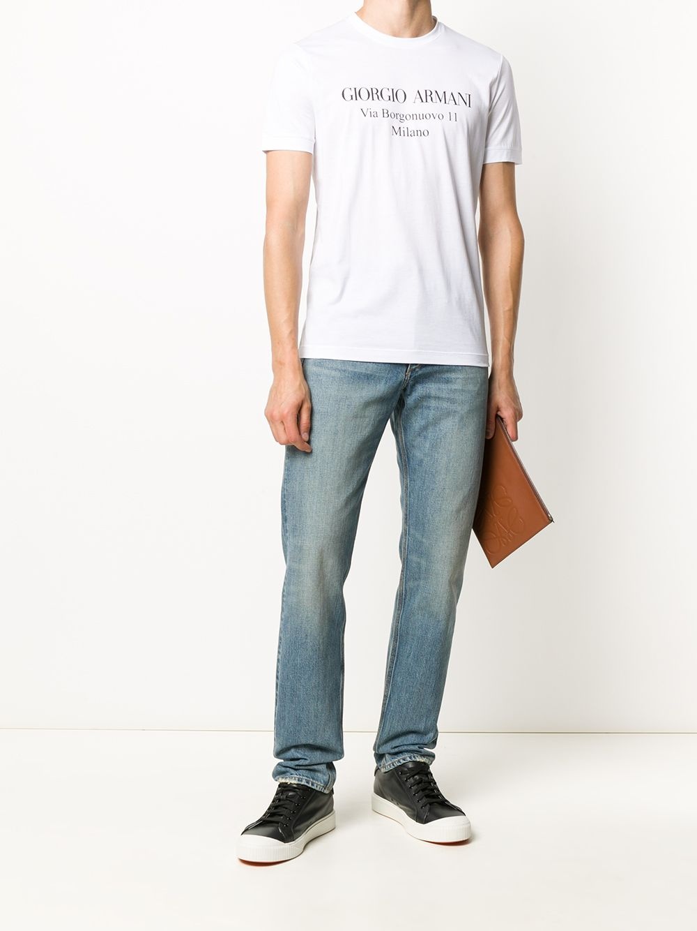 logo print T-shirt - 2