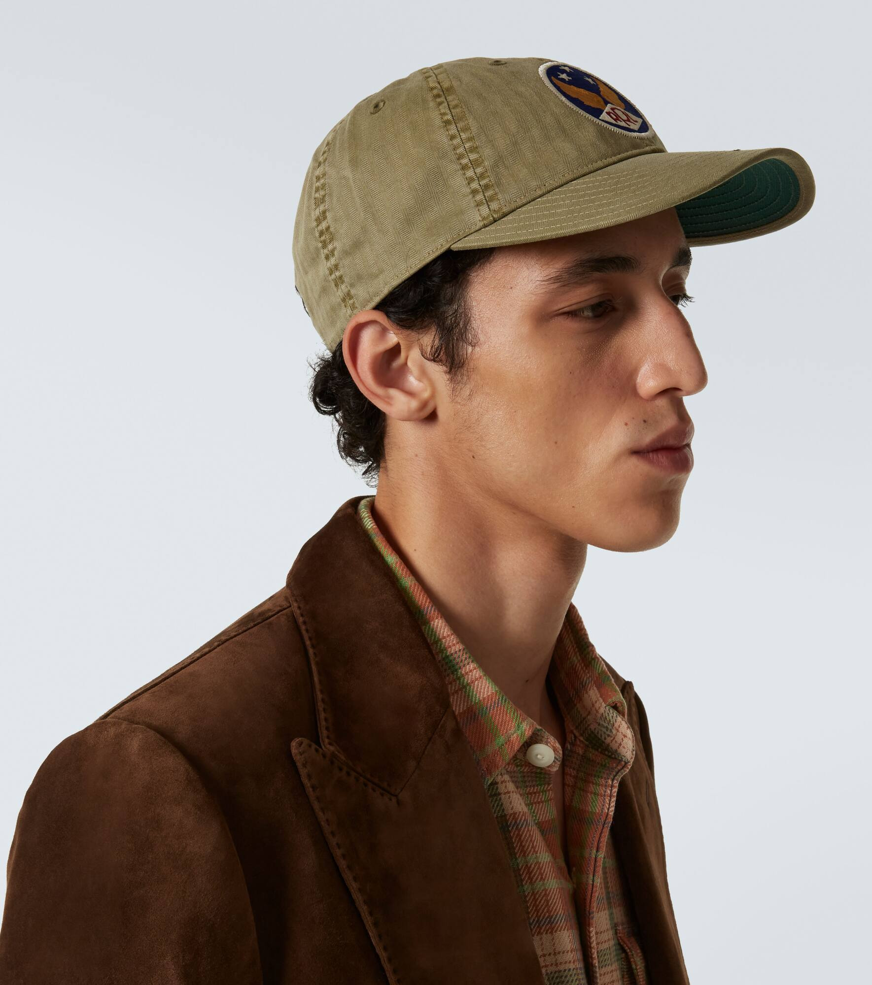 Embroidered cotton cap - 3