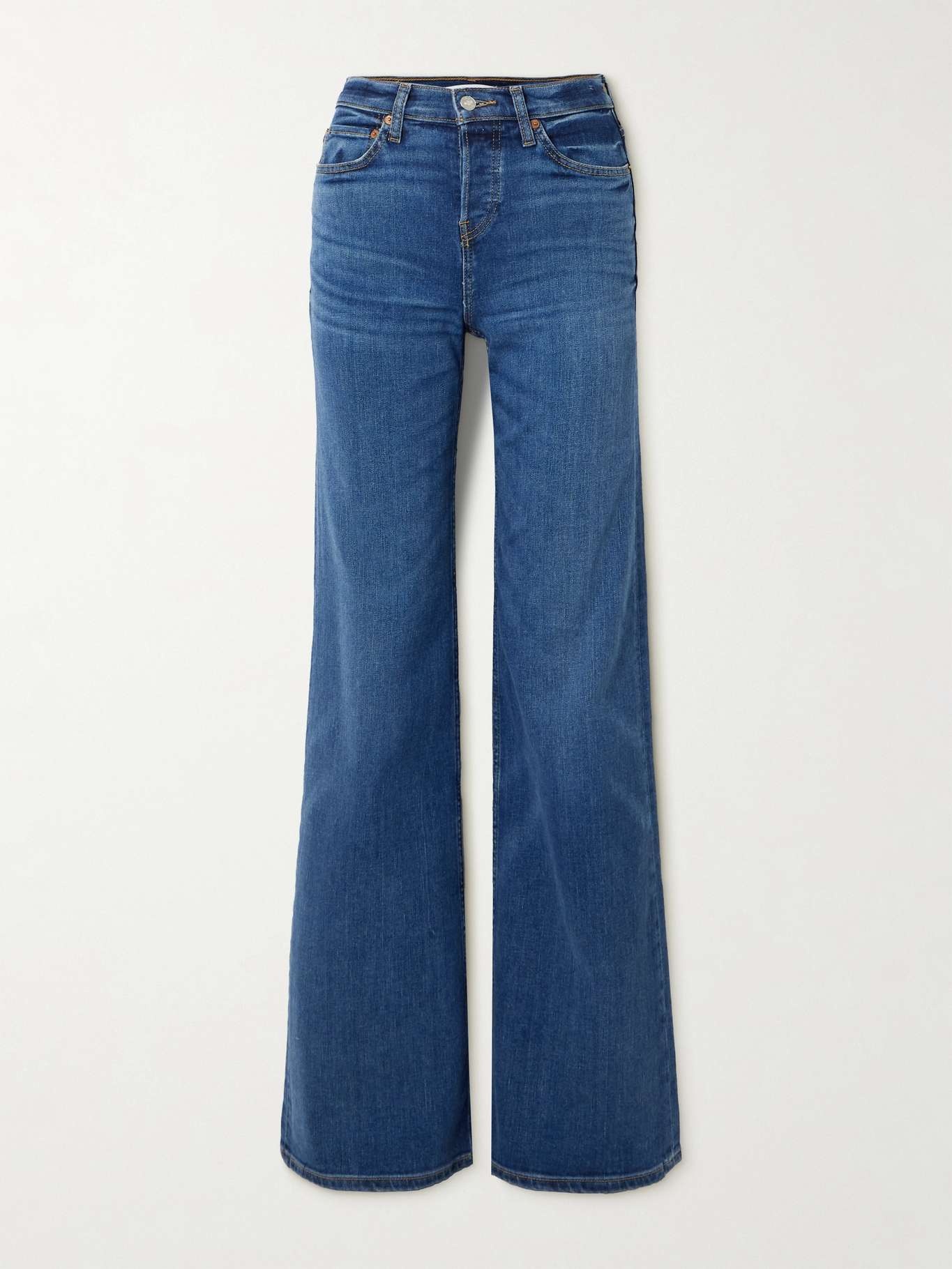 70s high-rise flared jeans - 1