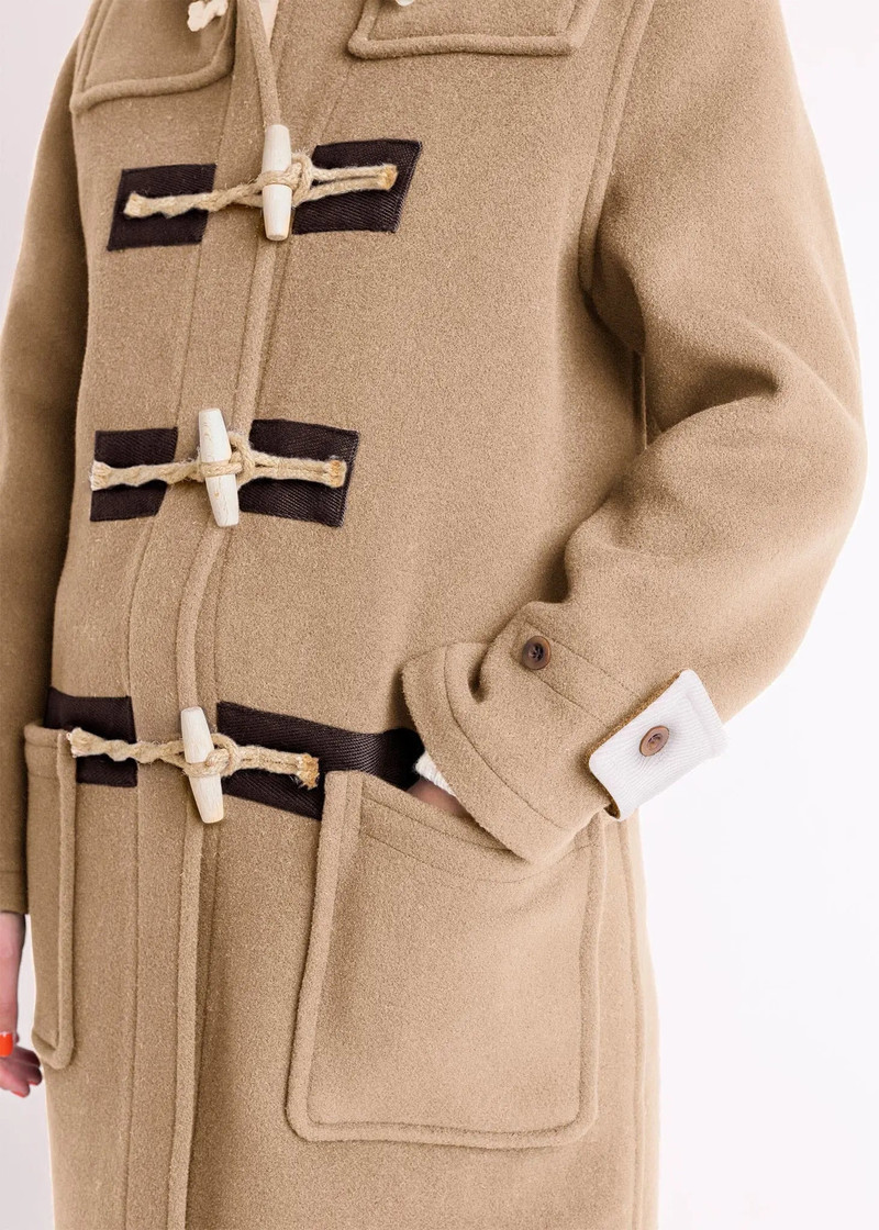 Women's Collared Alison Duffle Coat Camel 3