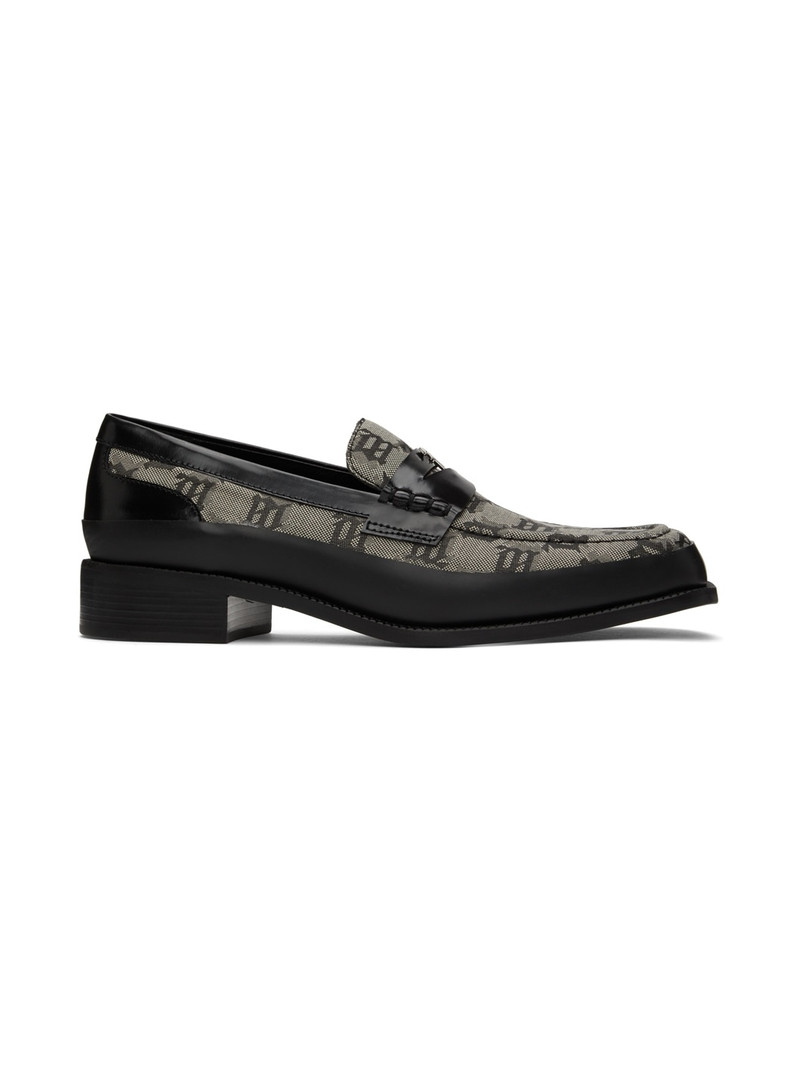 Black & Khaki 'The Brutalist' Loafers - 1