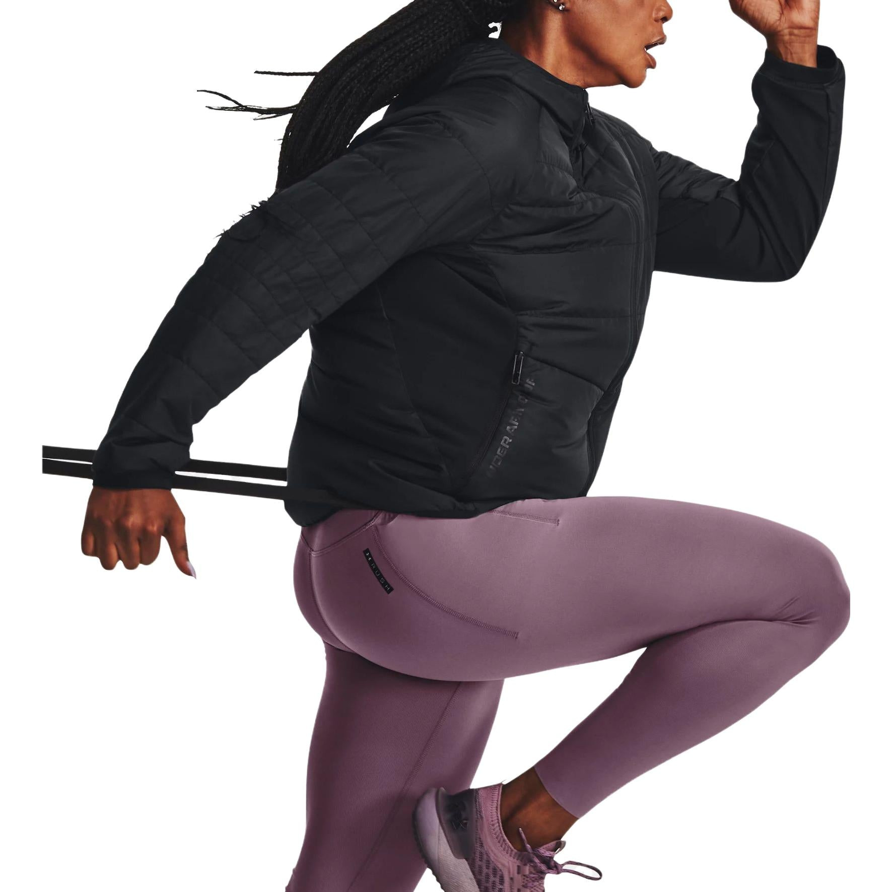 (WMNS) Under Armour Storm Session Hybrid Jacket 'Black' 1378500-001 - 5
