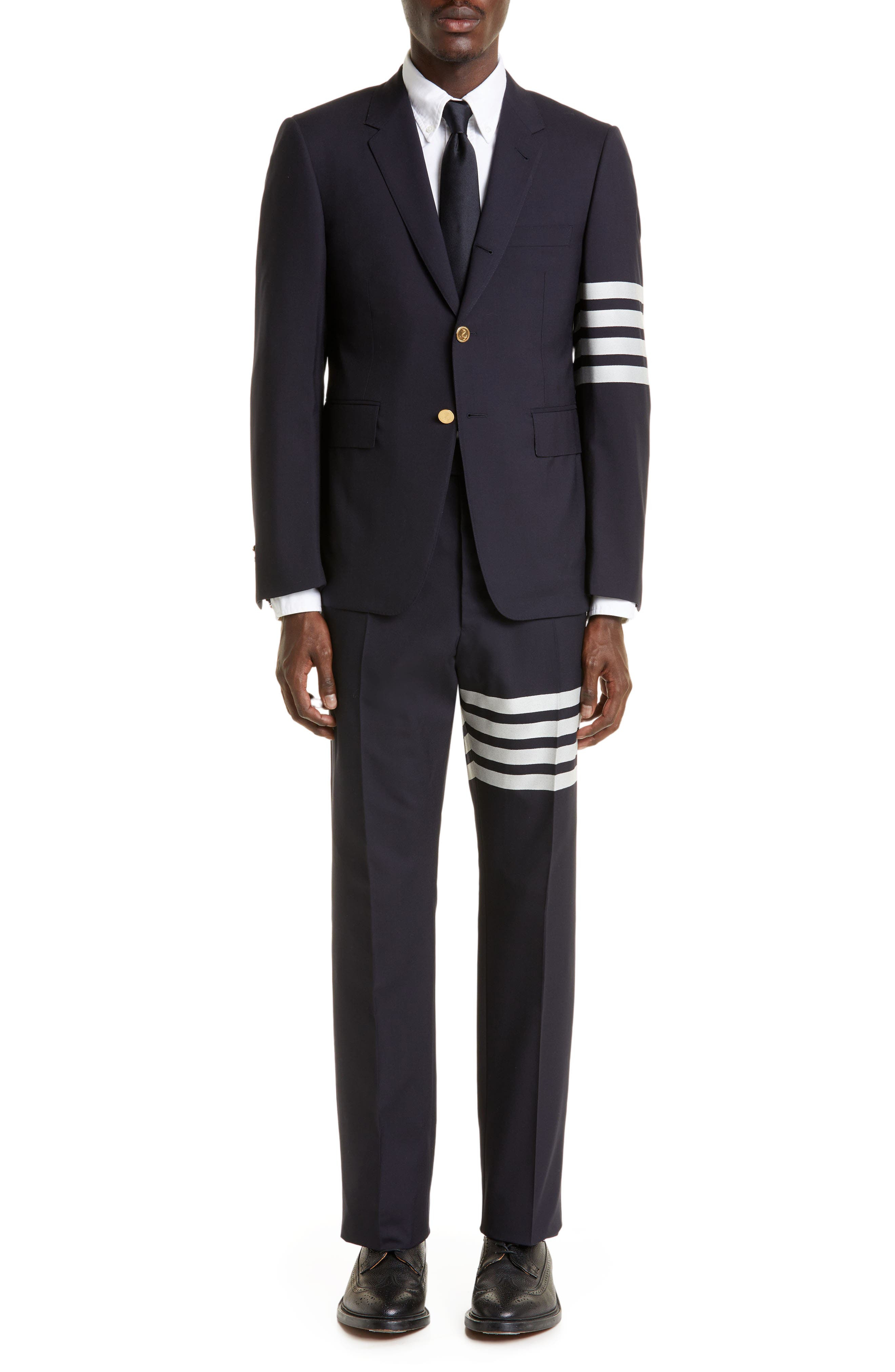 4 Bar Mélange Wool Sport Coat - 2