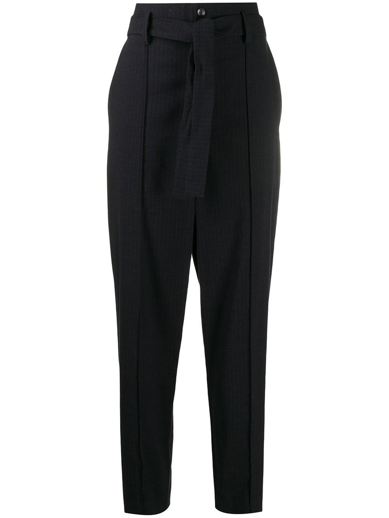high-waist tapered trousers 1