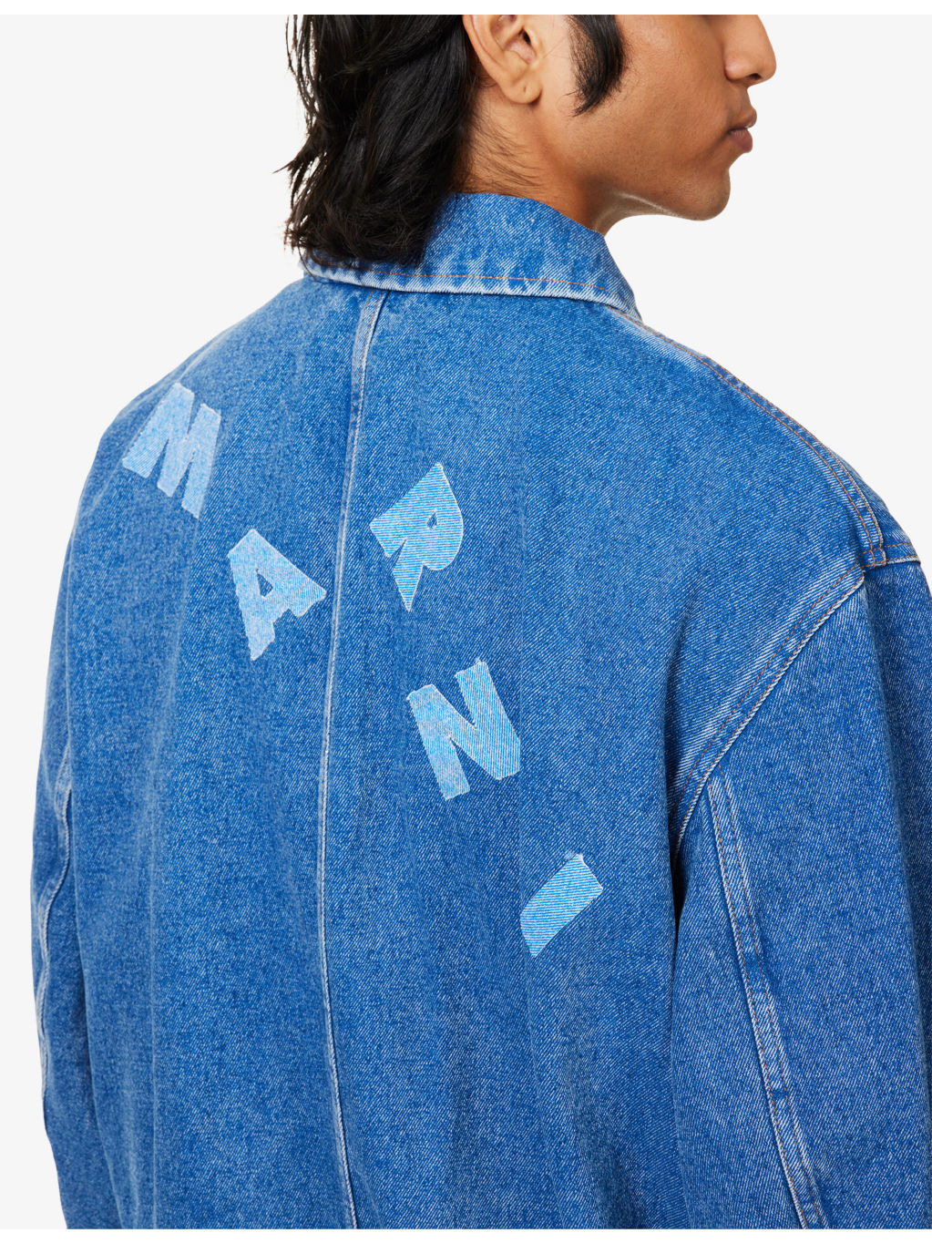 Logo-Embroidered Denim Blouson Jacket - 5