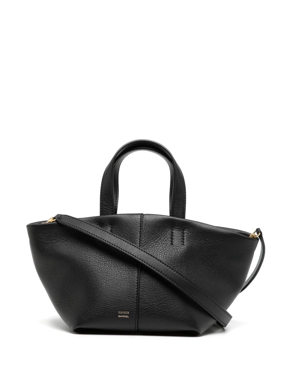 mini Tulipano leather tote bag - 1