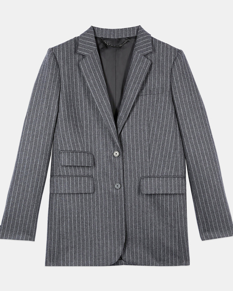 STRIPED SUIT JACKET 1