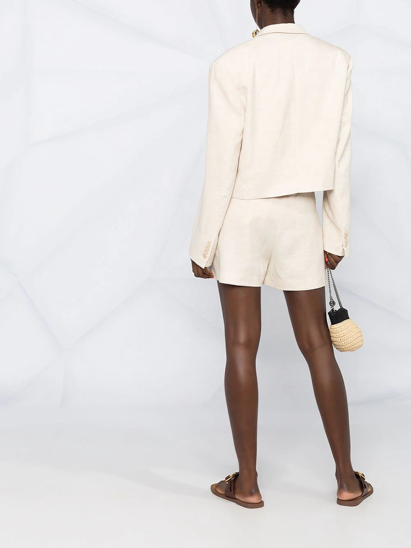peak-lapel cropped jacket 4