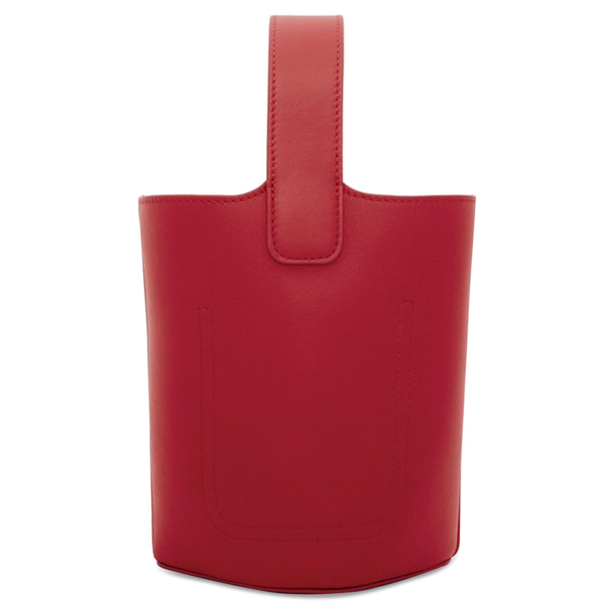 Loewe Mini Pebble Bucket Bag 'Burnt Red' - 2