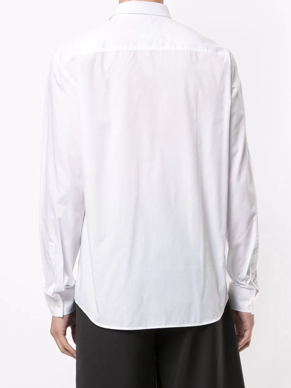 side logo long-sleeve shirts - 4