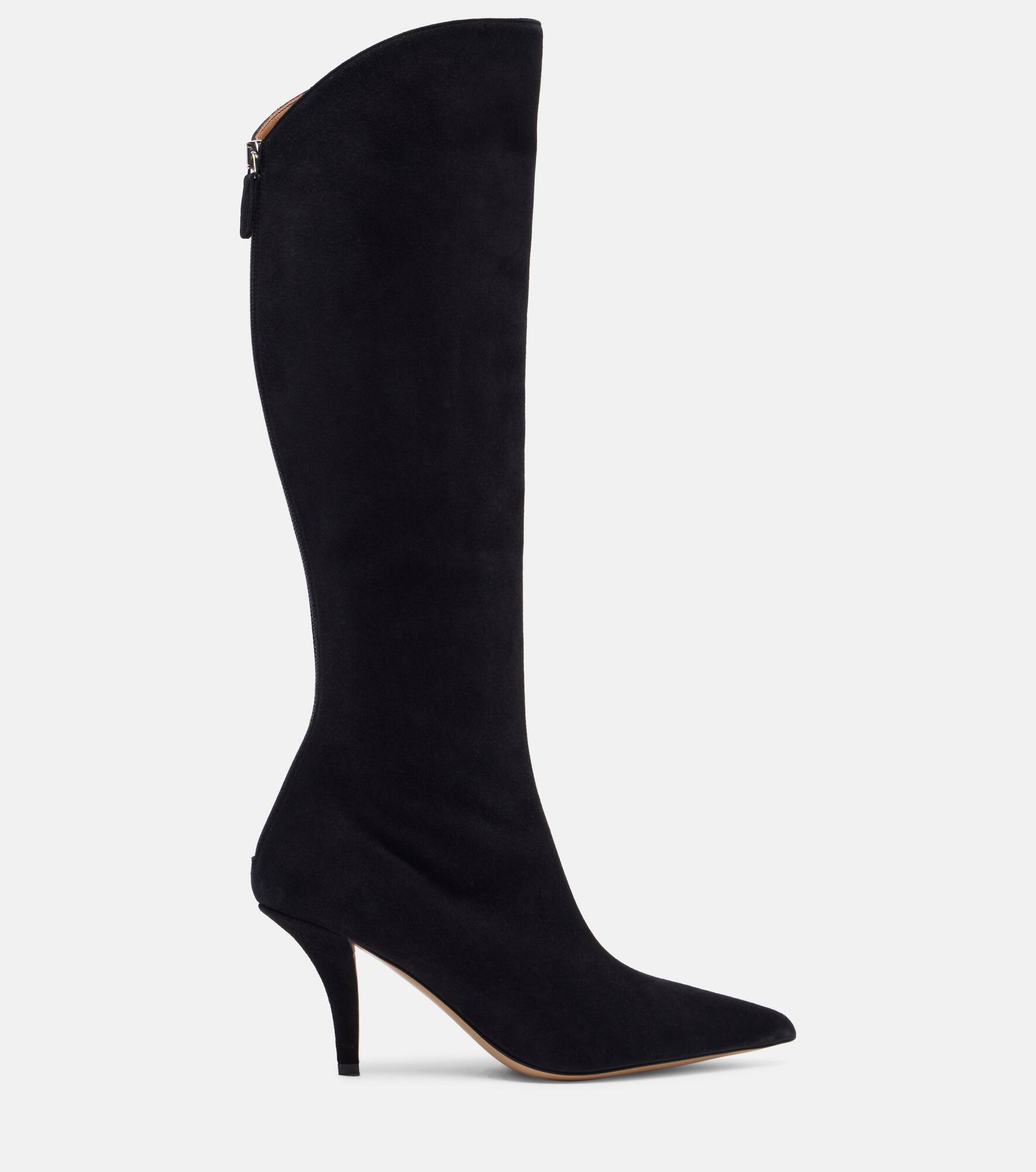 Jessica 75 suede knee-high boots - 4