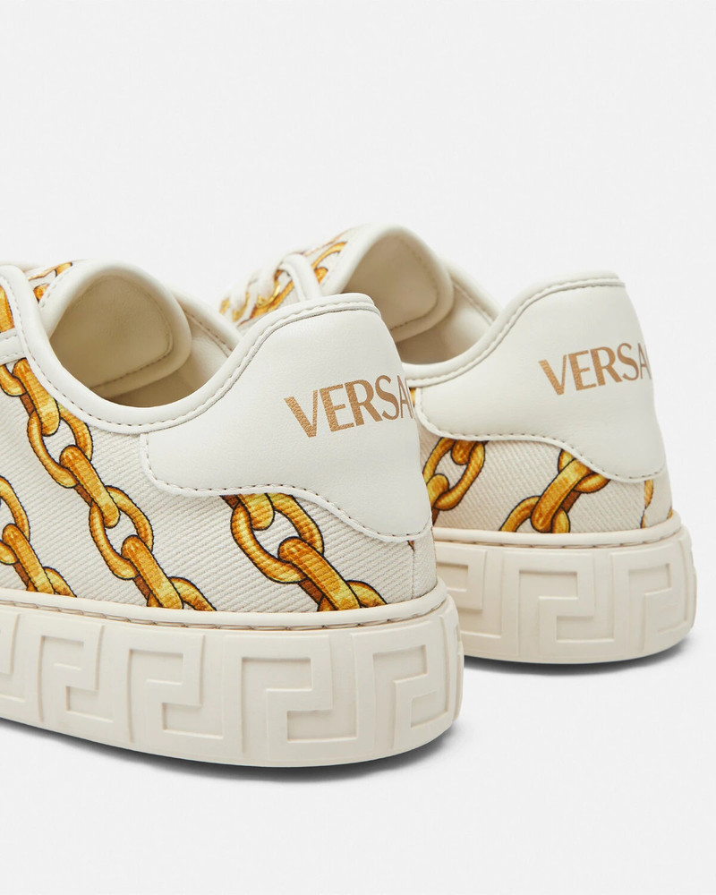 Chain Stripes Greca Sneakers 6