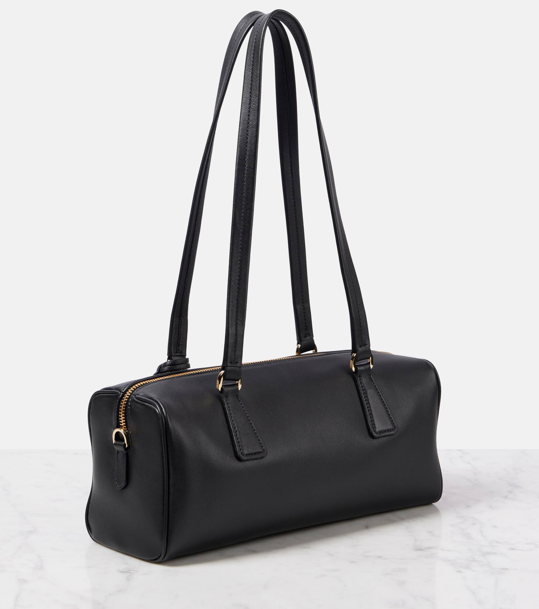 Medium leather shoulder bag - 4