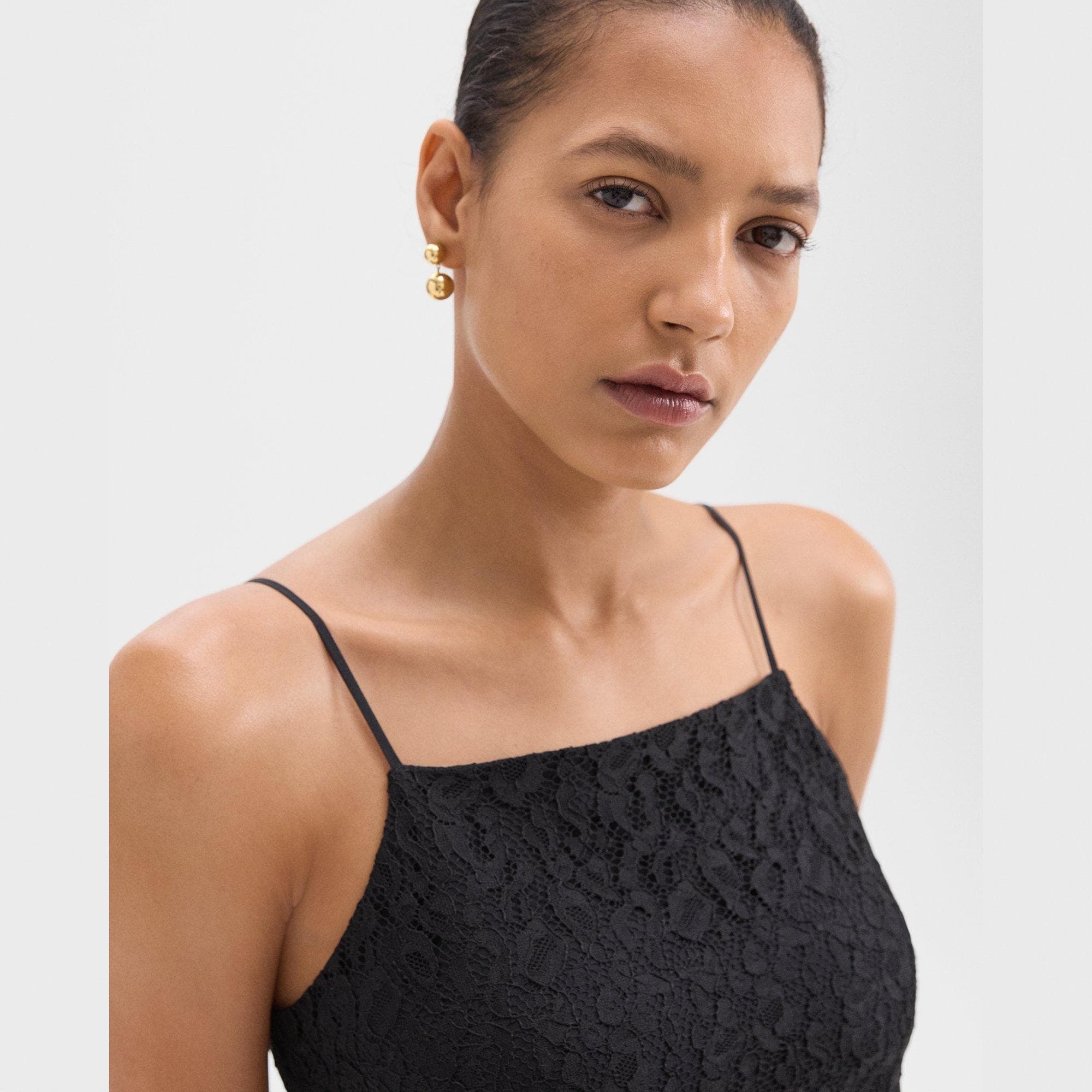 Slip Dress in Leopard Lace - 5