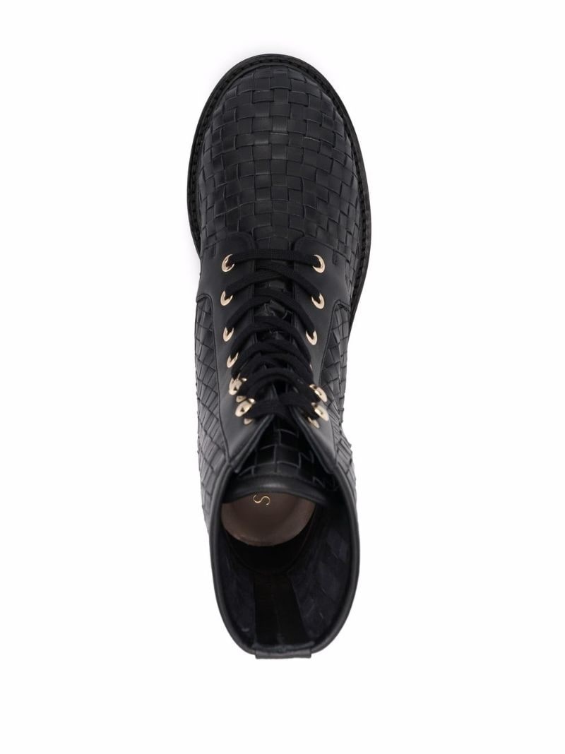 Mila Lift woven ankle boots - 7