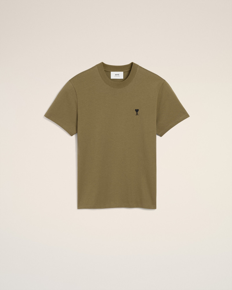 AMI Paris GREEN COTTON AMI DE COEUR T-SHIRT outlook