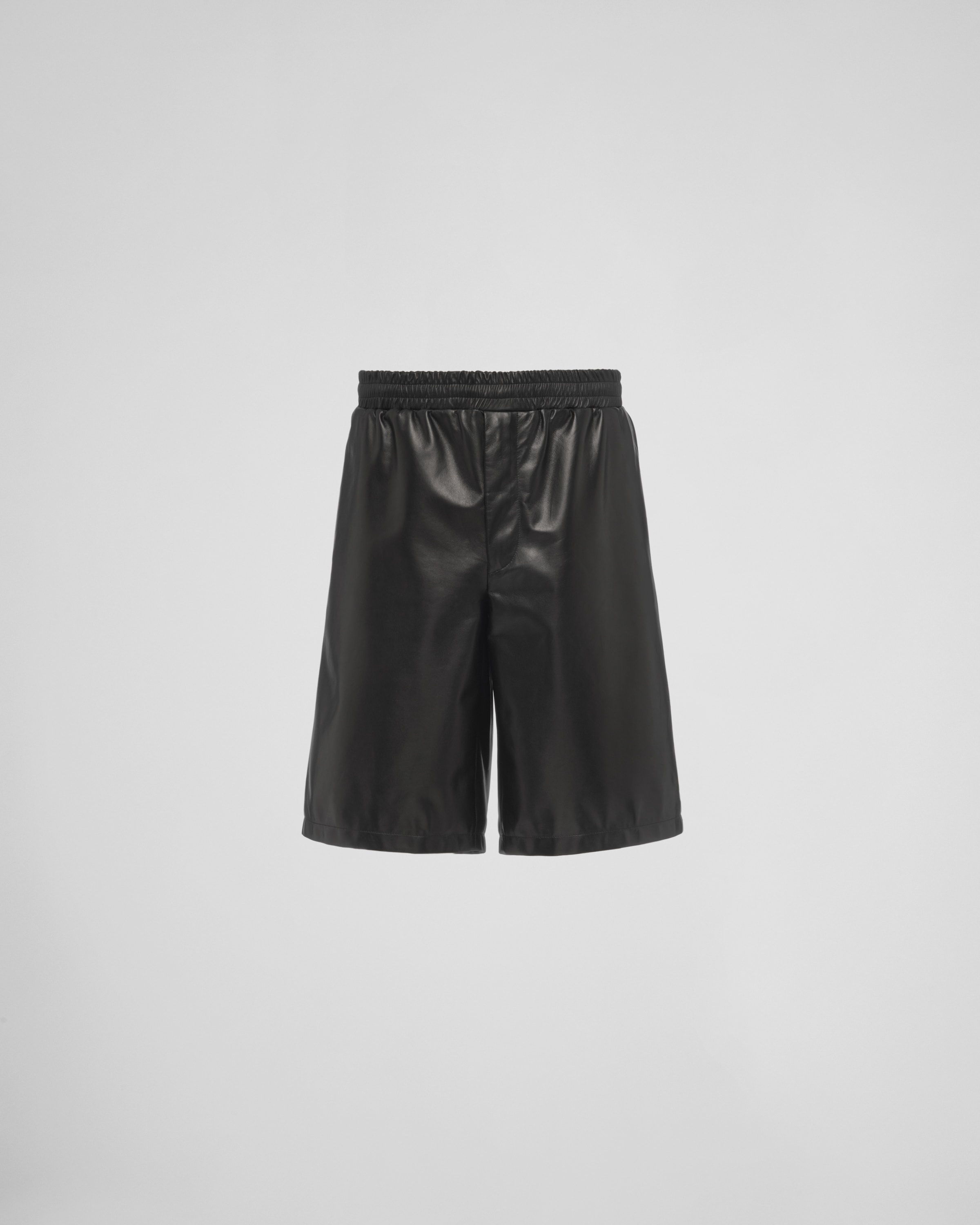 Nappa leather Bermudas - 1