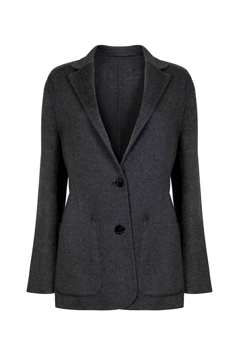 Classic Grey Cashmere Blazer 5