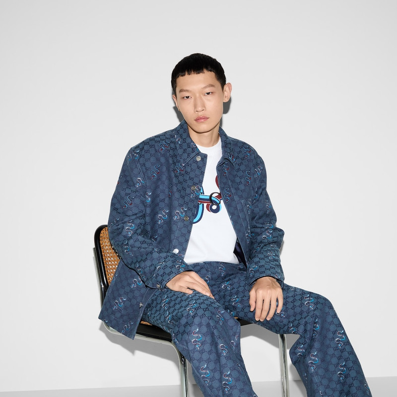 Printed cotton jersey T-shirt 6