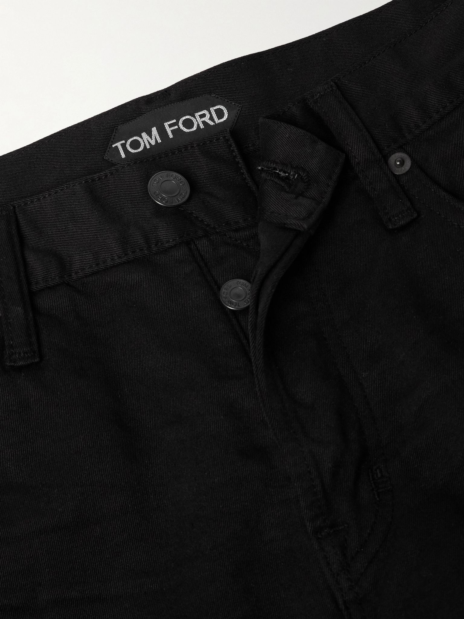 Slim-Fit Jeans Black - 6