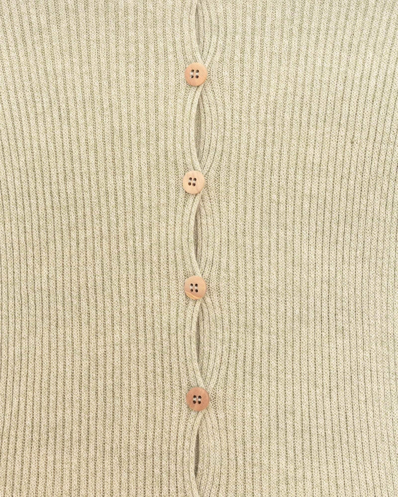 Dande Long Sleeve Tee - Linen Cotton Rib 5