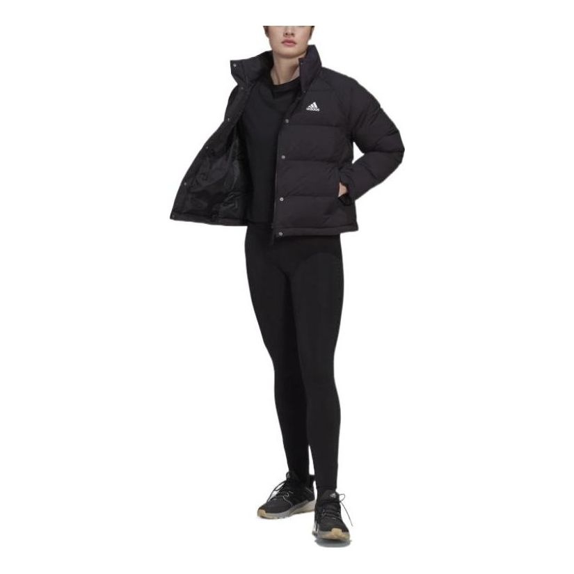 (WMNS) adidas Helionic Relaxed Down Jacket 'Black' HG8696 - 2