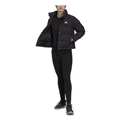 adidas (WMNS) adidas Helionic Relaxed Down Jacket 'Black' HG8696 outlook