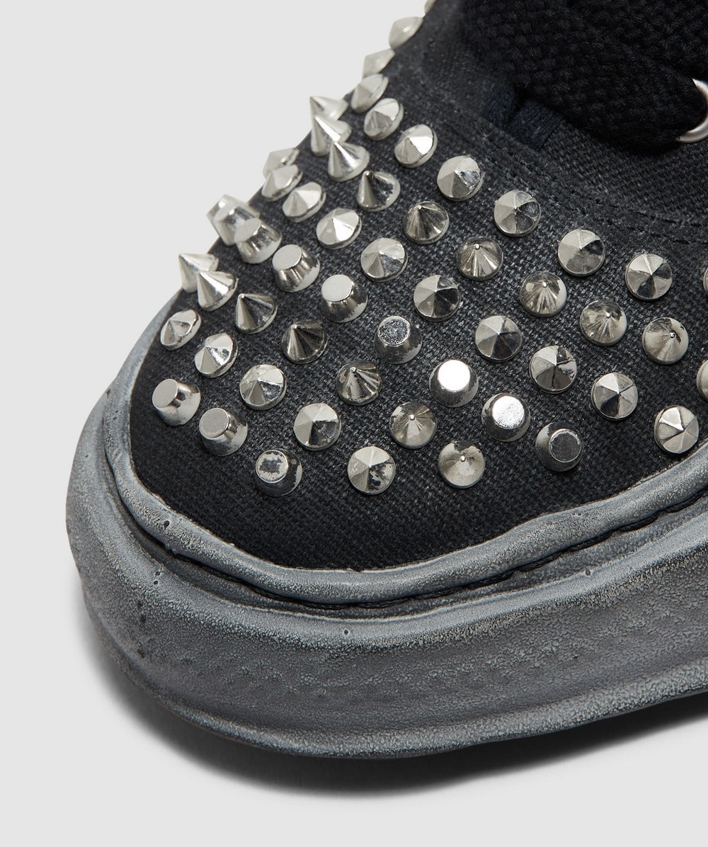 Baker og sole studded canvas sneaker - 5