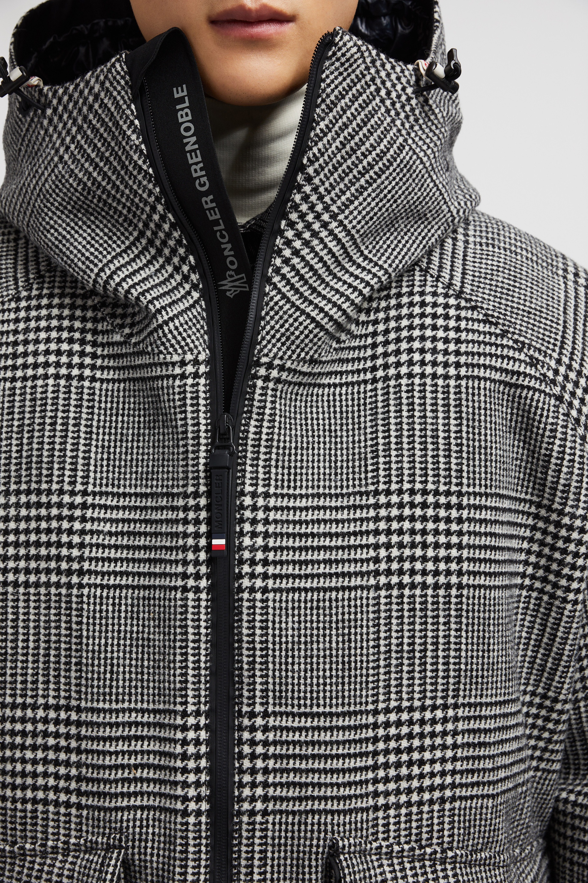 Naudres Hooded Wool Short Down Jacket - 7