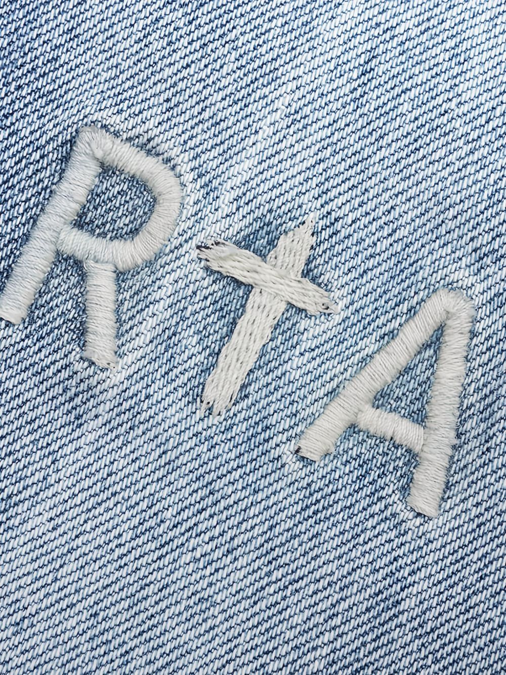 Bryant embroidered-cross jeans - 4