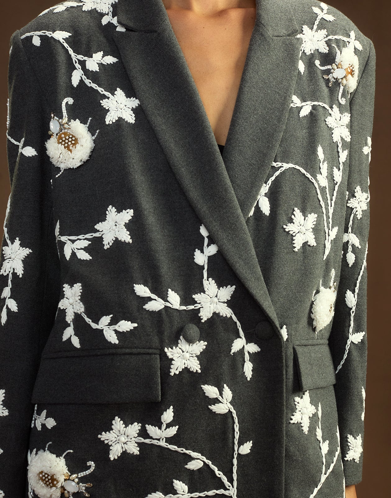 Fleur Embellished Blazer - 6