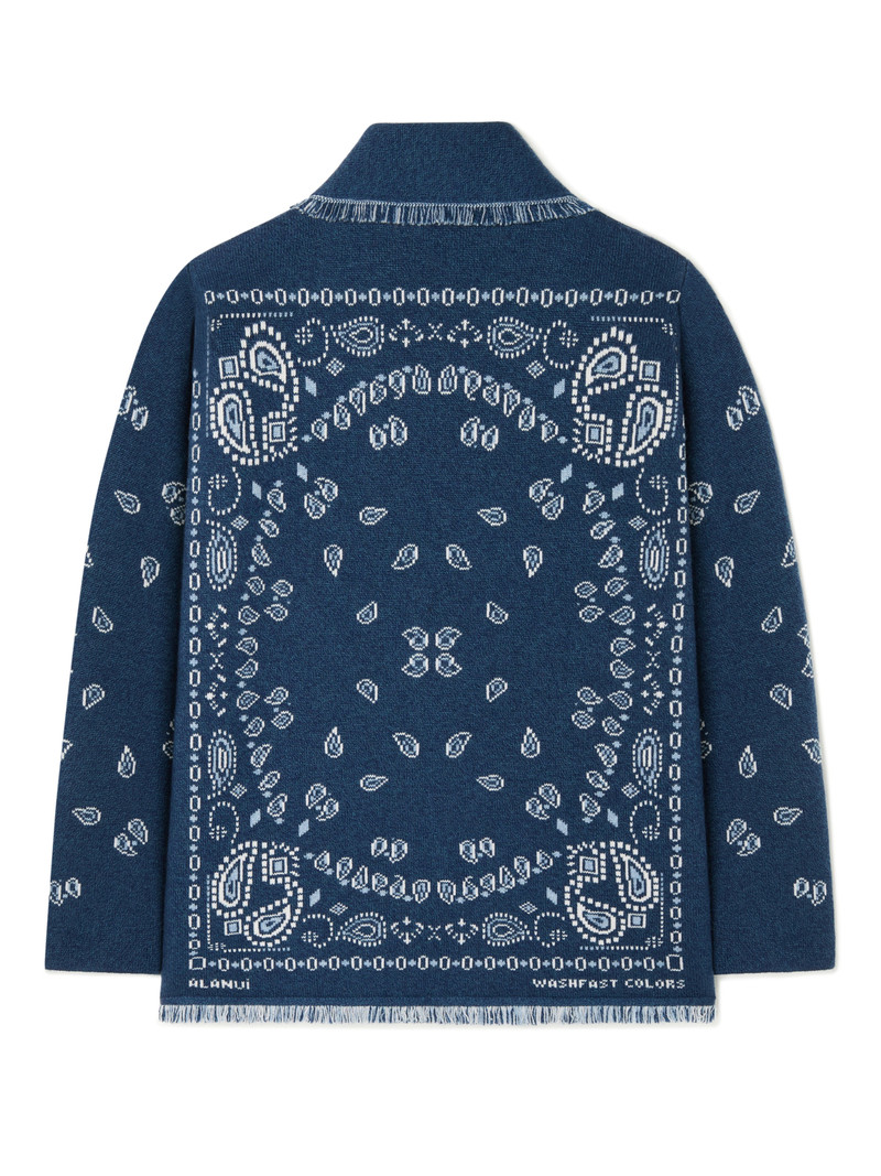 Bandana Jacquard Cardigan 3