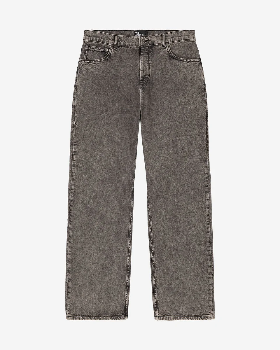 GREY BAGGY JEANS - 1