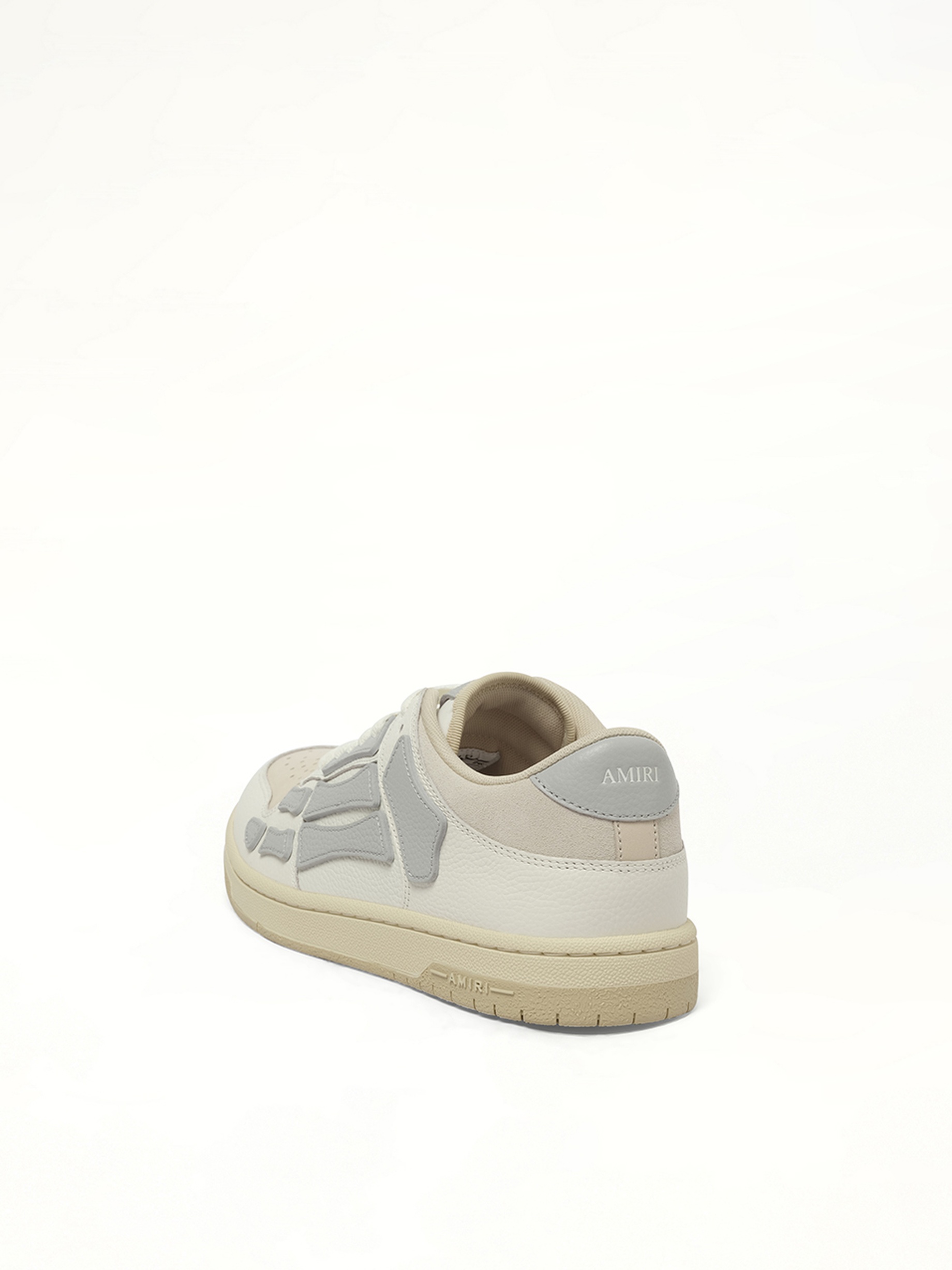 Skeleton Top Low Sneaker in Grey - 4