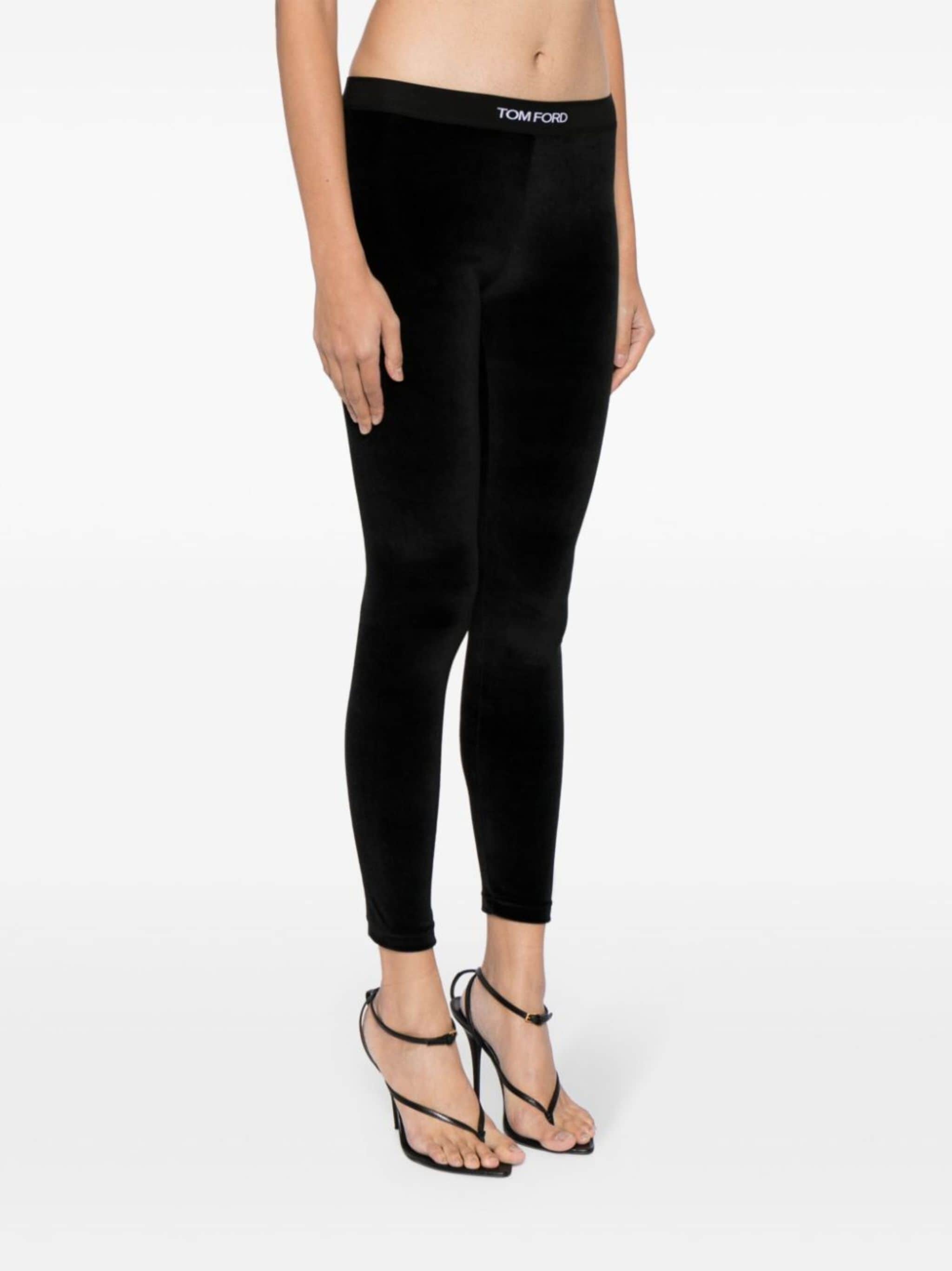 logo-waist leggings - 3