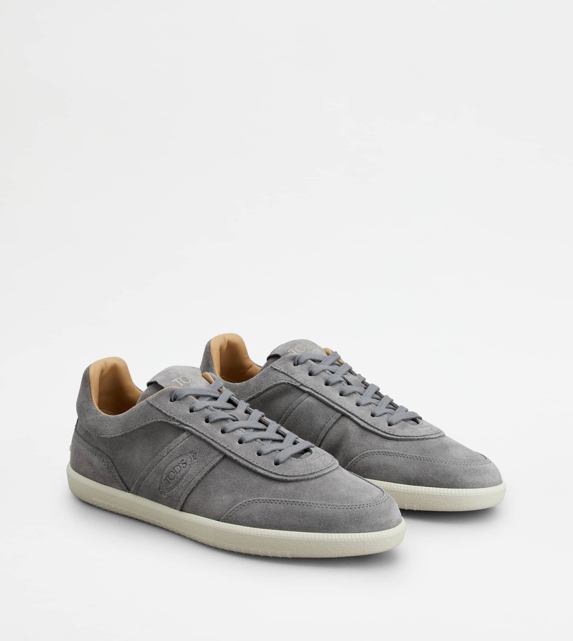 TOD'S TABS SNEAKERS IN SUEDE - GREY - 3