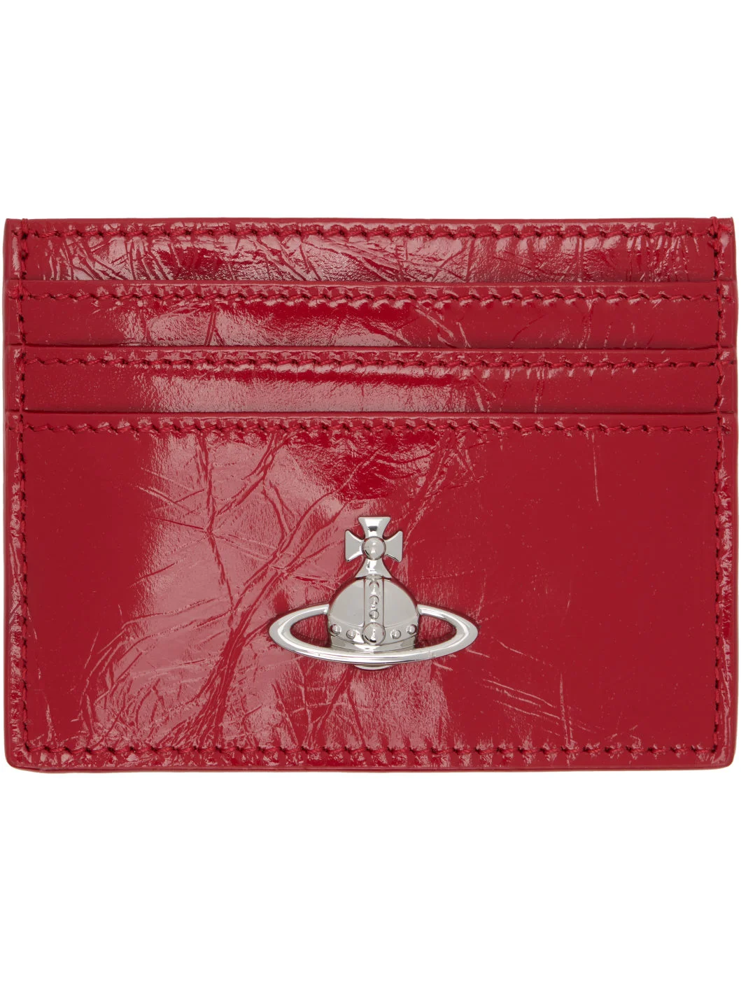 Red Flat Card Holder - 1