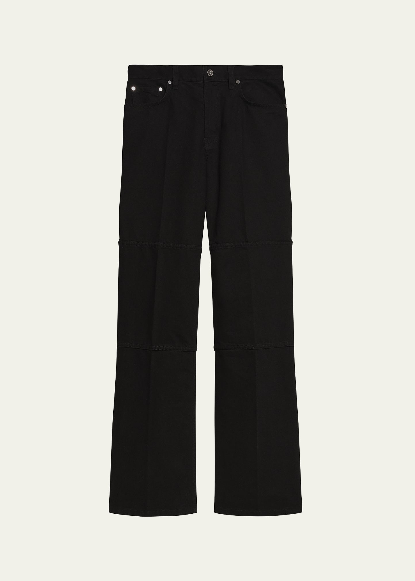 Straight-Leg Carpenter Jeans with Zips - 1