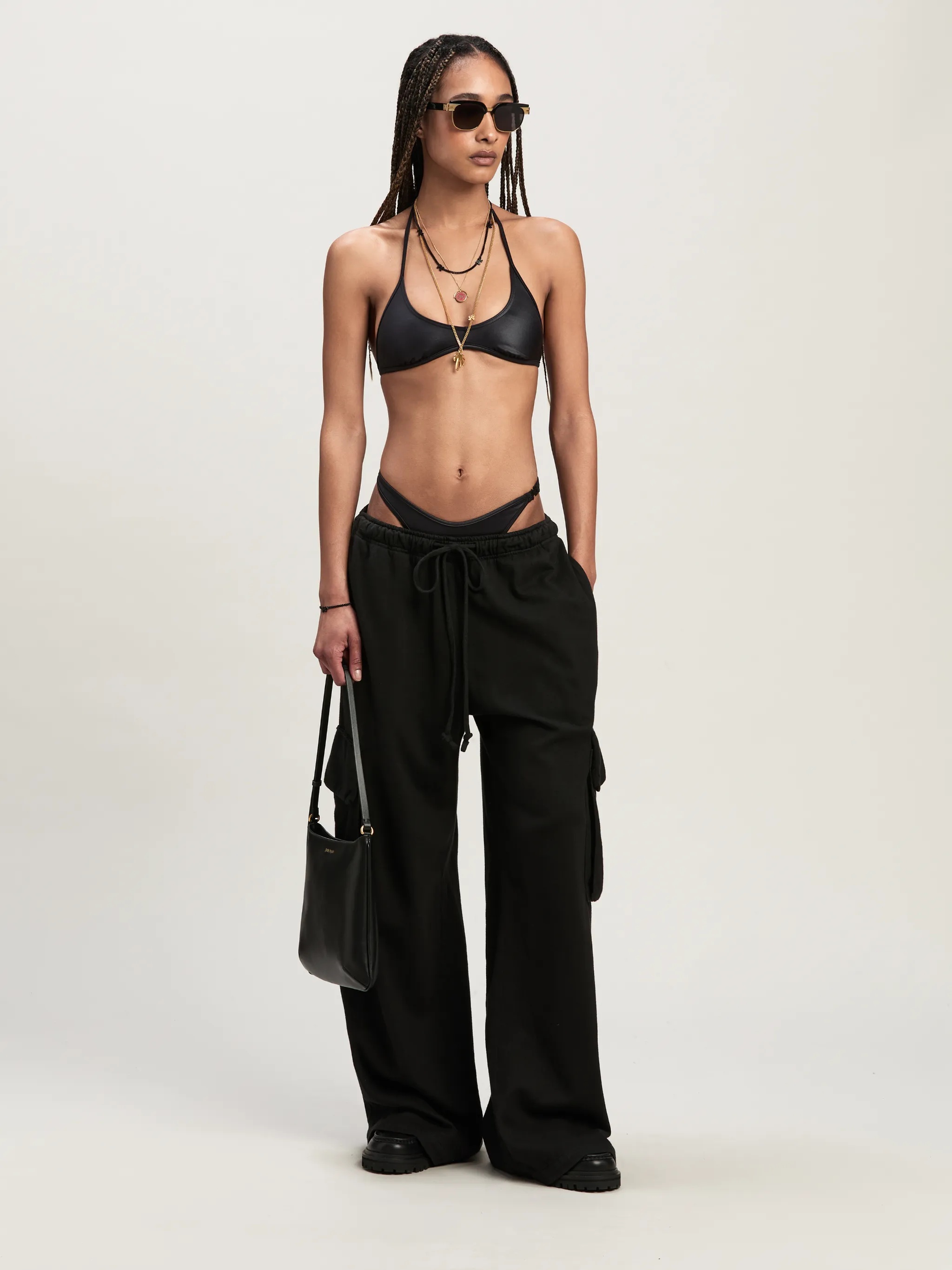 Monogram cossover bikini top - 2